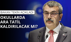 Bakan Tekin açıkladı: Okullarda ara tatil kaldırılacak mı?
