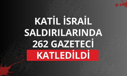 Katil İsrail saldırılarında 262 gazeteci katledildi