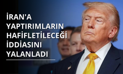 Trump, İran'a yaptırımların hafifletileceği iddiasını yalanladı