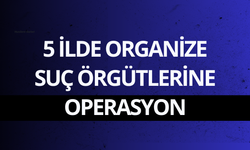 5 ilde organize suç örgütlerine operasyon: 53 gözaltı