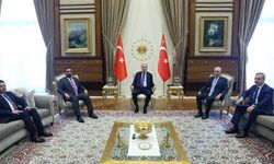 Cumhurbaşkanı Erdoğan, Irak Temsilciler Meclisi Başkanı Halbusi'yi kabul etti