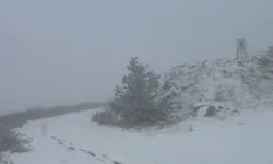 Başkentte mevsimin ilk karı düştü