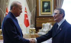 Cumhurbaşkanı Erdoğan, Aziz Sancar'ı kabul etti