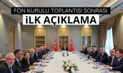 Altıncı Fon Kurulu Toplantısı'na ilişkin açıklama
