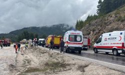 Burdur'da otobüs kazası: 1 ölü, 9 yaralı