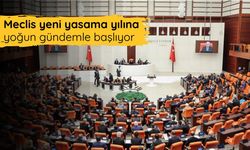 Meclis yeni yasama yılına yoğun gündemle başlıyor