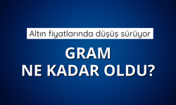 Altın fiyatlarında düşüş sürüyor: Gram altın ne kadar oldu?