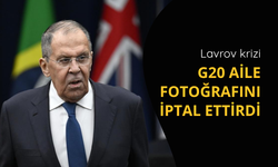 Lavrov krizi G20 aile fotoğrafını iptal ettirdi