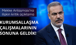 Fidan'dan Mekke Anlaşması'na ilişkin kritik açıklama