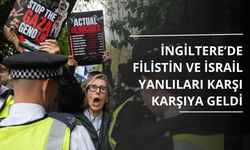 İngiltere’de Filistin ve İsrail yanlıları karşı karşıya