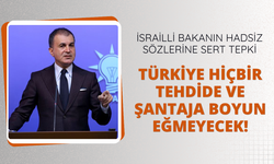 Çelik: Türkiye hiçbir tehdide ve şantaja boyun eğmeyecek