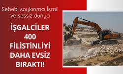 İşgalci İsrail Filistinlilere ait 80 evi yıktı