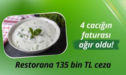 4 cacığın faturası ağır oldu! Restorana 135 bin TL ceza