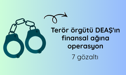Terör örgütü DEAŞ'ın finansal ağına operasyon: 7 gözaltı