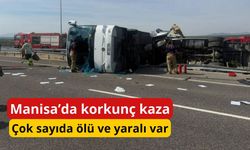 Manisa'da yolcu otobüsü ile çekici çarpıştı: 11 ölü, 27 yaralı