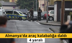 Almanya'da araç kalabalığa daldı: 4 yaralı
