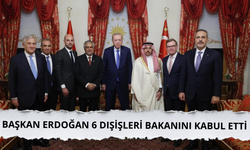 Cumhurbaşkanı Erdoğan 6 dışişleri bakanını kabul etti