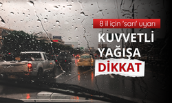8 il için 'sarı' uyarı: Kuvvetli yağışa dikkat