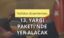 Nafaka düzenlemesi 13. Yargı Paketi'nde yer alacak