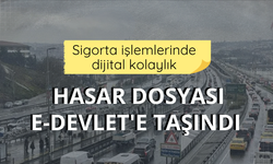 Sigorta işlemlerinde dijital kolaylık: Hasar dosyası e-Devlet'e taşındı