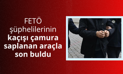 FETÖ şüphelilerinin kaçışı çamura saplanan araçla son buldu