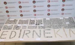 7 bini aşkın tarihi eserin yurt dışına kaçırılması önlendi