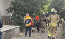 Kadıköy'de 8 katlı binada yangın