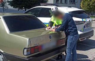 Kayseri'de drift atan sürücüye ceza