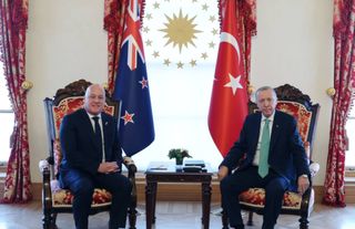 Erdoğan Yeni Zelanda Başbakanı Luxon ile bir araya geldi