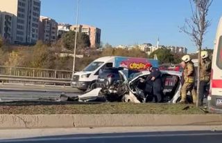 Başakşehir'de feci kaza: 1 ölü