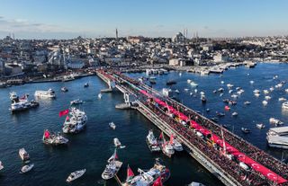 Kabine üyelerinden Filistin'e destek mitingine ilişkin paylaşım