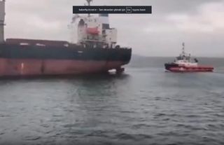 İstanbul Boğazı'nda arızalanan gemi kurtarıldı