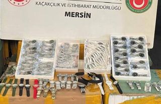 1,5 milyar lira değerinde 116 bin kaçak kol saati ele geçirildi