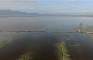 Kahramanmaraş'ta tarım arazisi su altında kaldı