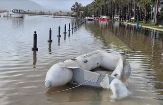 Muğla'da Köyceğiz Gölü taştı