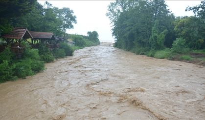 Düzce ve Zonguldak'ta sağanak hayatı olumsuz etkiledi