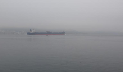 Boğazda gemi trafiği askıya alındı