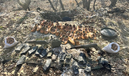 PKK'nın silah deposu ele geçirildi