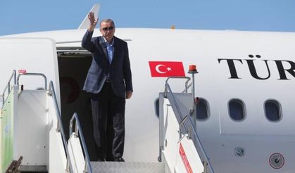 Erdoğan, Kazakistan'a gitti