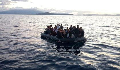 İzmir'de 58 düzensiz göçmen yakalandı