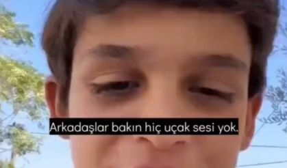 Gazzeli çocuğun ateşkes sevinci: Bakın hiç uçak sesi yok