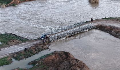 Suriye'de araziler su alında kaldı