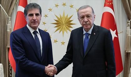 Başkan Erdoğan Barzani ile görüştü