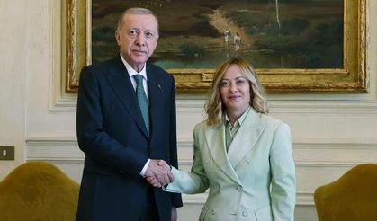 Erdoğan İtalya Başbakanı Meloni ile görüştü