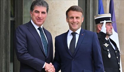 Barzani ile Macron görüştü