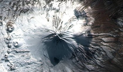 MSB Ağrı Dağı'nın Göktürk-2B uydusuyla çekilen fotoğrafını paylaştı