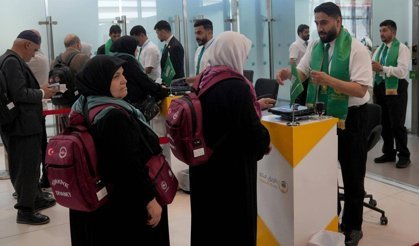 Türk hacı adayları kutsal topraklara gitti