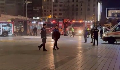 Taksim metrosunda yangın