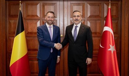 Fidan Belçika Dışişleri Bakanı ile görüştü