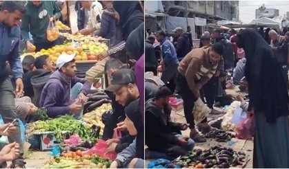 Gazze’de kriz büyüyor! Halk çürük yiyeceğe mahkûm